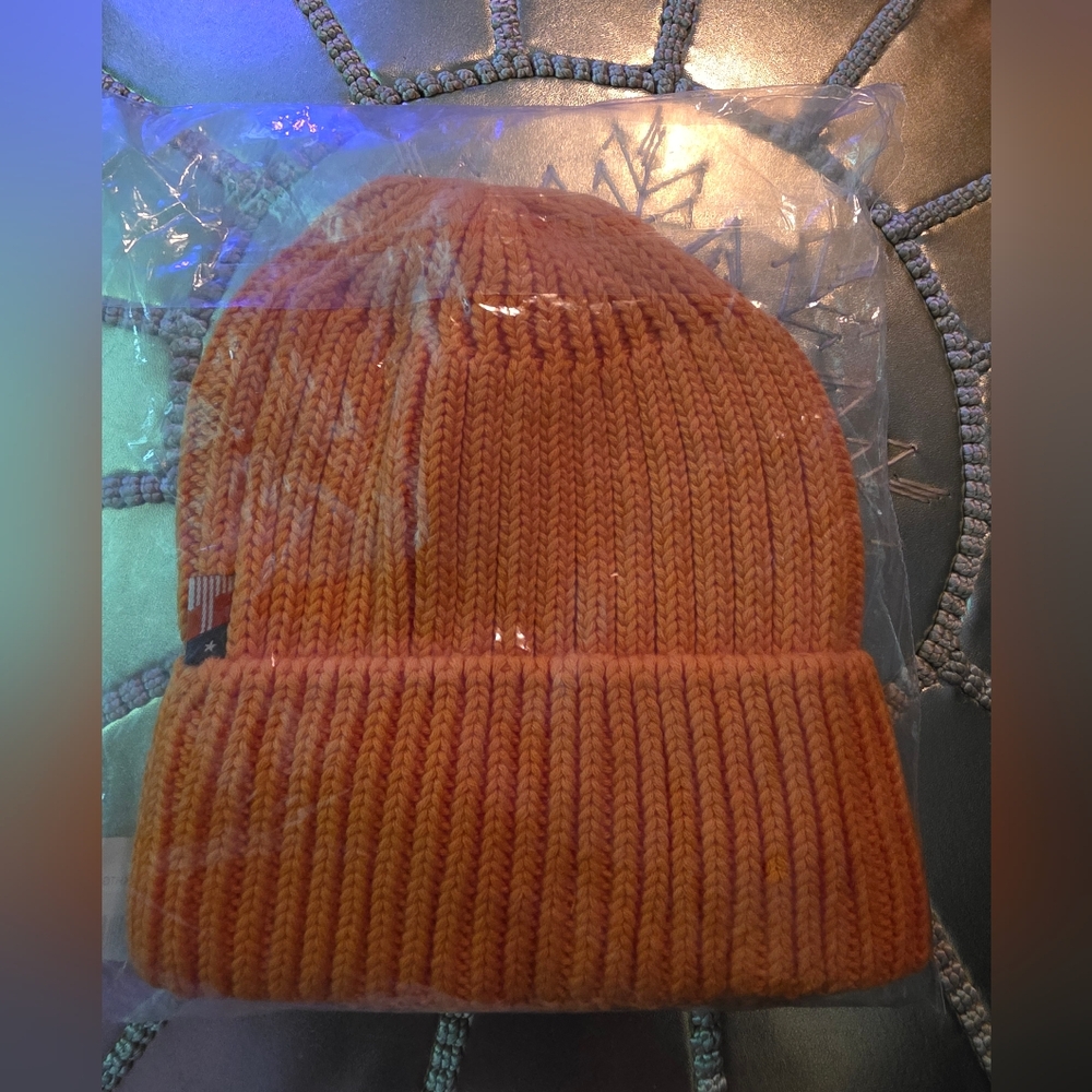 Honor The Gift Orange Knit Beanie